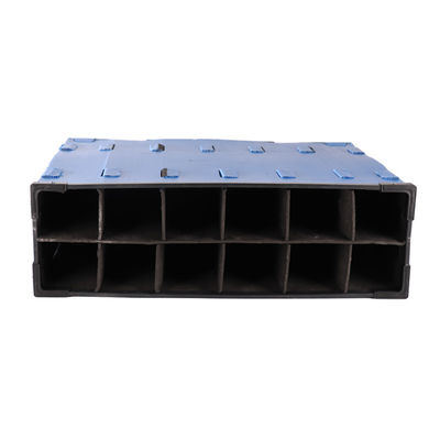 Plastic Dividers Box Corrugated Carton Hollow Anti Static Partition Bin