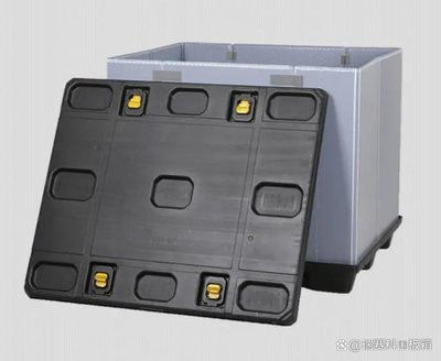Customers Logo Plastic Pallet Box Polypropylene Plastic Pallet Containers