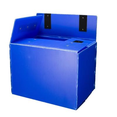 2mm - 20mm thick Plastic Corrugated Box Reusable Packing Corrugated Plastic Bins