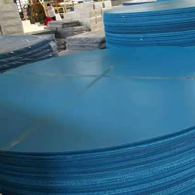 Blue Red Plastic Coated Corrugated Sheets 8mm Anti Static Round Corrugated Sheets