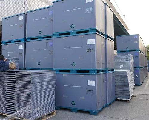 Plastic Pallet Box PP Corrugated Sheet Honeycomb Board Folding Shipping Container