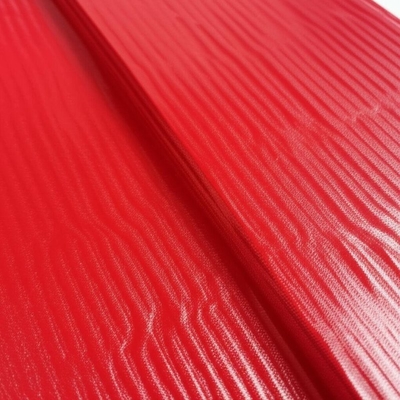 Red Color Plastic Hollow Sheet with Customized Design and Corona Treatment