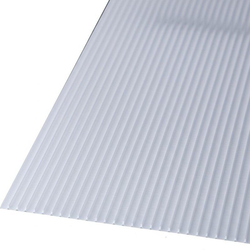 Chemical Resistant Plastic Corrugated Sheet Flexible Strong Lightweight Perfect for Signage and Protective Packaging Needs